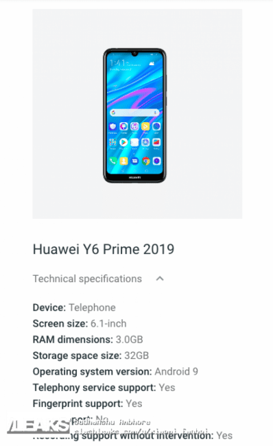 huawei y6 prime