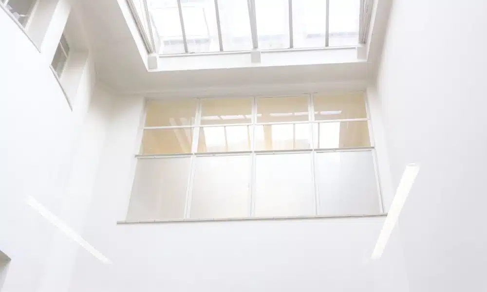 closed clear glass window