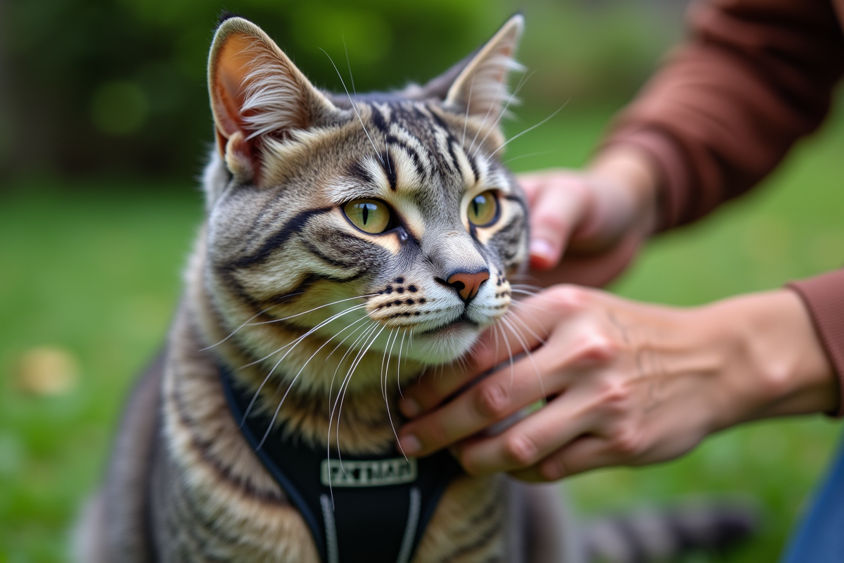 harnais chat