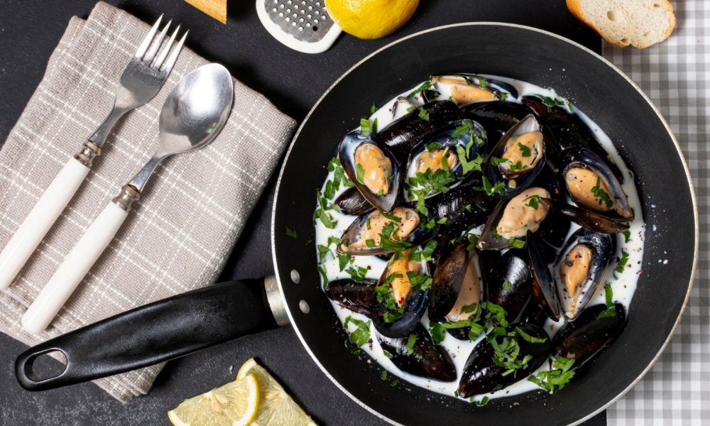 Moules au roquefort : une gourmandise originale !