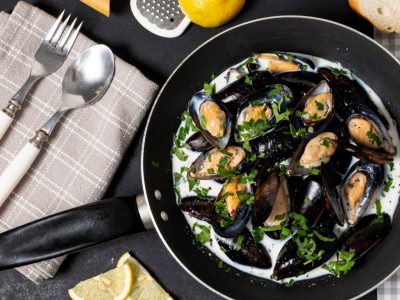 Moules au roquefort : une gourmandise originale !