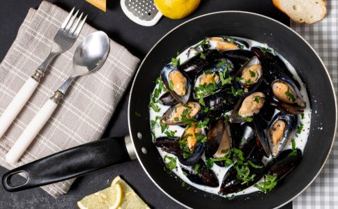 Moules au roquefort : une gourmandise originale !