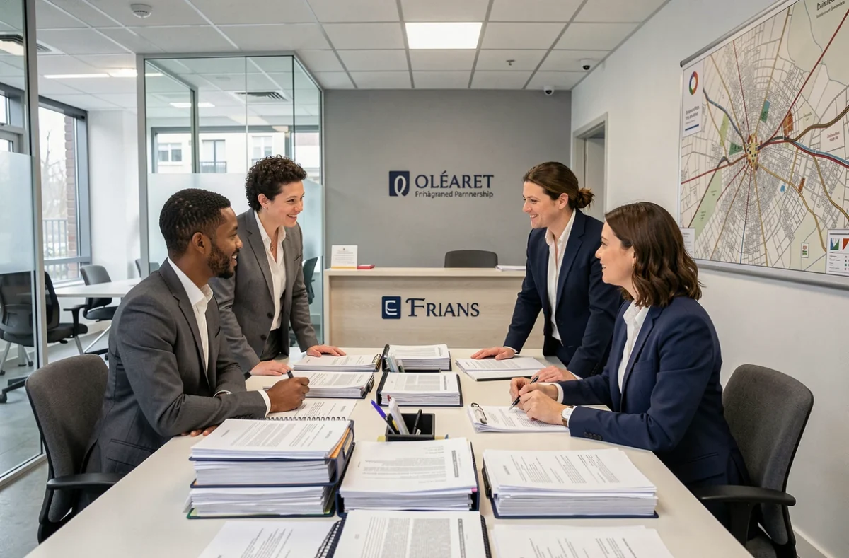 Cabinet SCP Madrid-Cabezo-Foussereau à Orléans avec avocats en réunion de travail collaborative